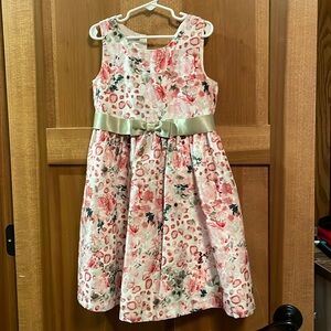 Bonnie Jean floral dress Sz 6X